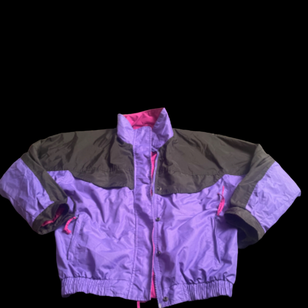 VIntage Hunt Club Purple and Black Vintage Jacket